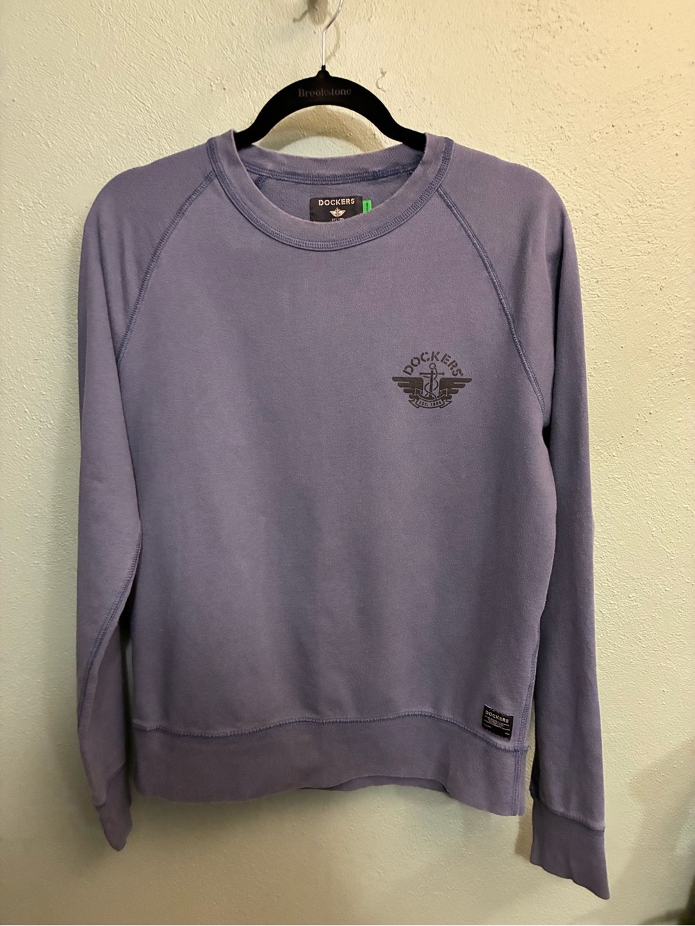 Dockers Men's Lilac Crewneck Sweatshirt
